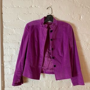Carlisle Crushed Plum Velvet Jacket. Perfect Condition. No Spots.